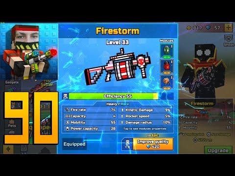 Pixel Gun 3D - Gameplay Walkthrough Part 90 - Firestorm