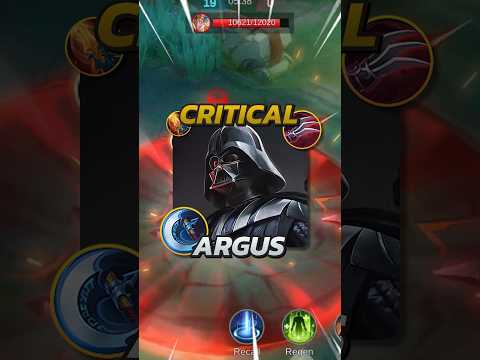 Critical Argus vs Trinity Argus! Mobile Legends #mobilelegends #mlbb #gaming #mlbbcreator