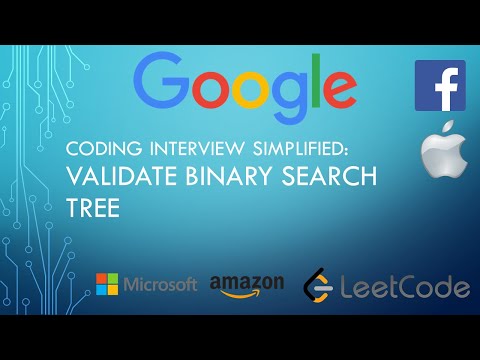 Coding Interview Tutorial 22 Validate Binary Search Tree Leetcode