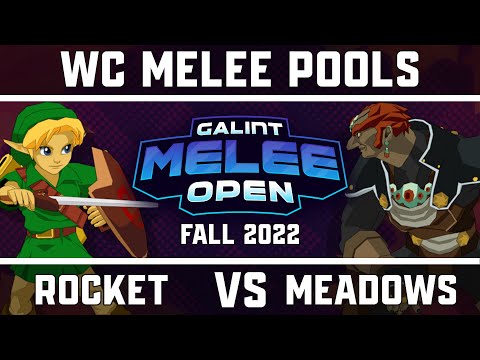 Rocket (Young Link) vs Meadows (Ganondorf, Peach) - West Coast Melee Pools - GMO Fall '22