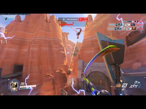 Overwatch Sick Genji Gameplay By Rank 1 Genji God Shadder2k