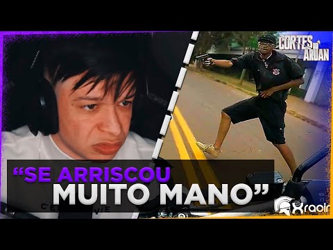 Aruan reacts to someone trying to steal my motorcycle (Edu - Xracing) - Aruan's clips