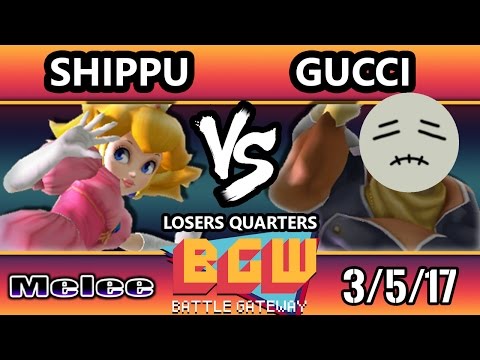 BGW15 SSBM - Gucci (Captain Falcon) Vs. Shippu (Peach) Smash Melee LQ