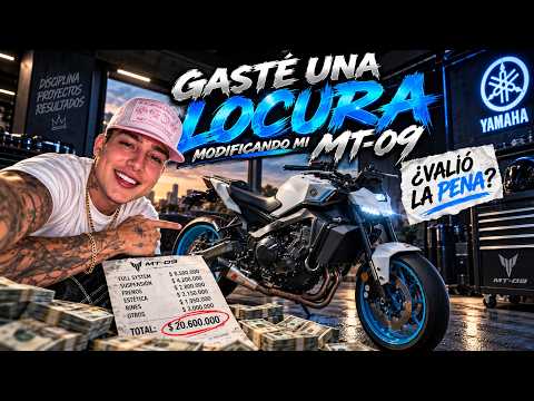 GASTÉ UNA LOCURA MODIFICANDO MI MT-09… ¿VALIÓ LA PENA? 😳😨