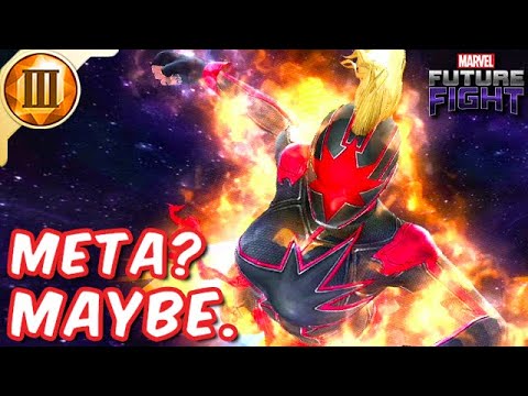 EVIL CAPTAIN MARVEL + HELA = ??? (can you counter the meta) - Marvel Future Fight
