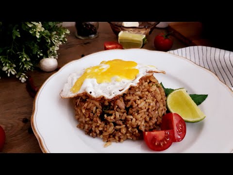 EP.90.Fried Rice spicy chilli paste,Kao Phad Namprik pao./IN Thai Lunch recipes ideas.
