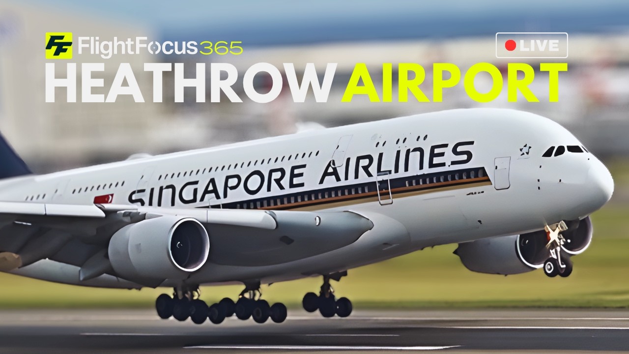 Live webcam view of Cámara en vivo del Aeropuerto de Heathrow