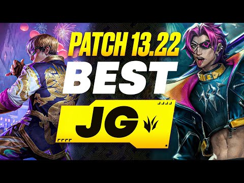 The BEST Junglers For All Ranks On Patch 13.22! | Season 13 Jungle Tier List League of Legends