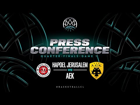 Hapoel Jerusalem v AEK - Press Conference | Basketball Champions League 2022/23