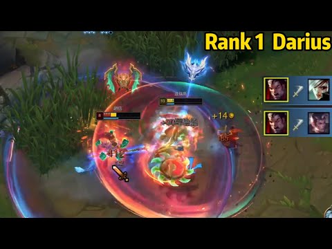 Rank 1 Darius: Do NOT Gank This Guy in the Early Game! *INSANE 1v2*
