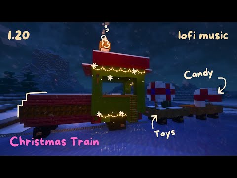 Unbelievable! The Most Relaxing Christmas Train Longplay in Minecraft 🚂🎄