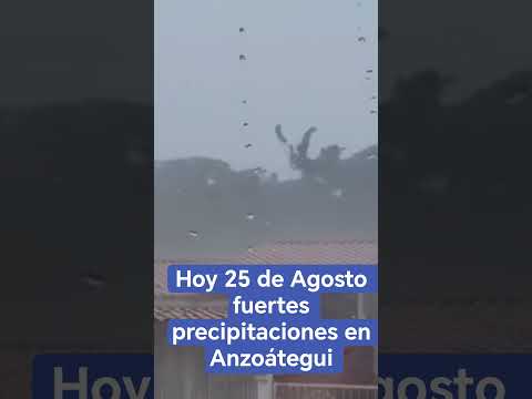 Una fuerte tormenta acompañada de vientos huracanados azotó a El Tigre y San José de Guanipa
