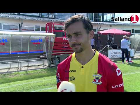 Verdediger Go Ahead Eagles, Mats Deijl, na het besloten oefenduel tegen FC Groningen