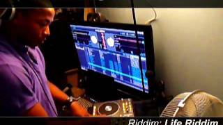 DJ Goldeneye Riddim Mix - LIFE RIDDIM Sept 2011 (Mixtrack Pro & Serato Dj Intro)