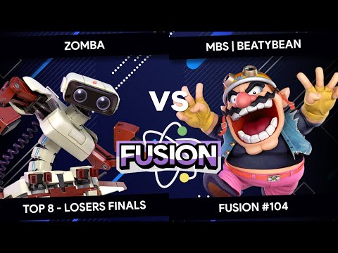 Fusion #104 - Zomba (R.O.B.) vs BeatyBean (Wario) - Top 8 - Losers Finals