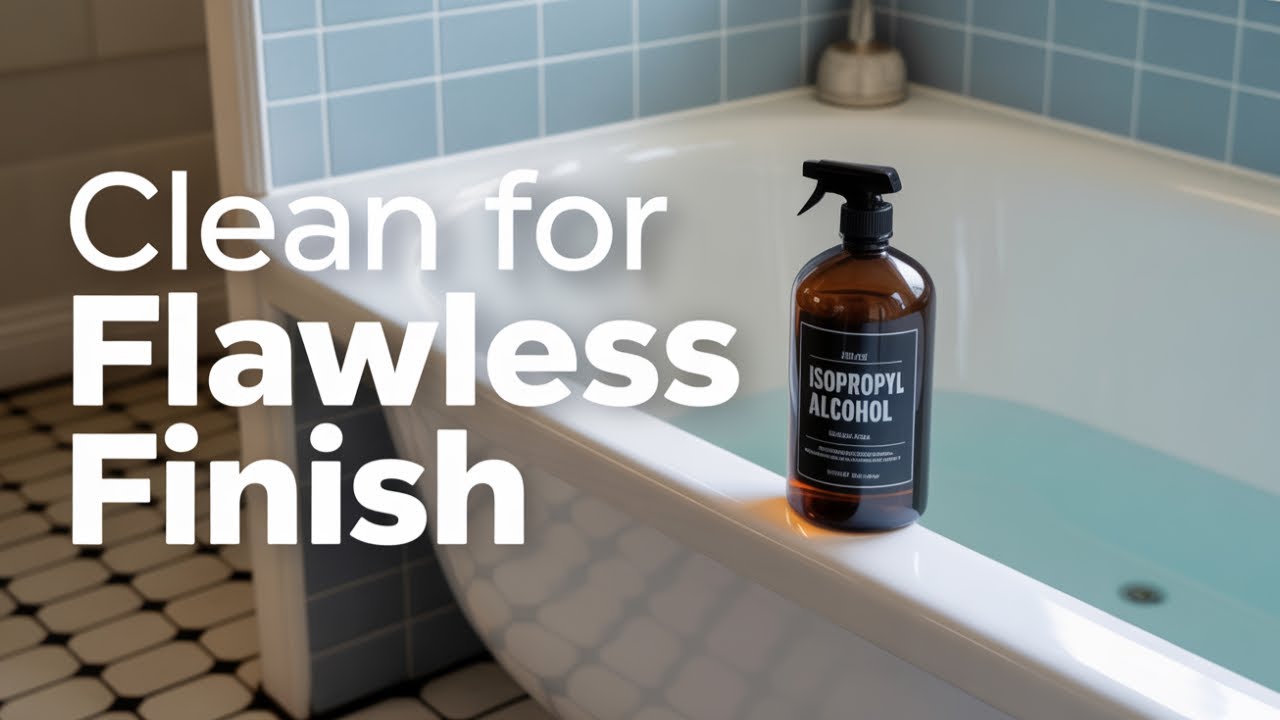 How to Clean & Prepare a Bathtub for a Flawless Finish
