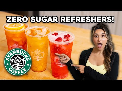 Make Your Own Starbucks Refreshers at Home! | Zero Sugar | Weight Loss