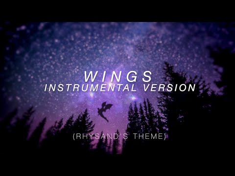EJ Moir - Wings Karaoke/Instrumental (Rhysand's Theme | A Court of Thorns and Roses Original Song)