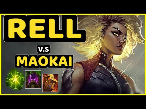 RELL vs MAOKAI - BOTTOM SUPPORT GAMEPLAY - BR Ranked GRANDMASTER