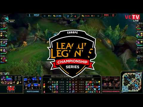 [21.07.2017] MSF vs MM [LCS EU Hè 2017] Highlight