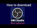 How To Download Obs Studio Software For Screen Recording In Pc