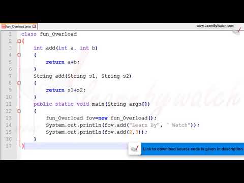 Function Overloading In Java Hindi Urdu