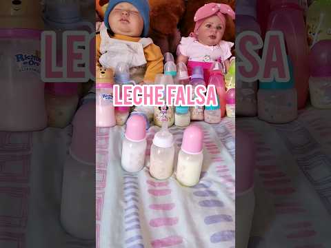 LECHE FALSA #tutorial #diy #rebornbaby #dolls #fyp #foryou #trending #baby #juegos #kids #milk