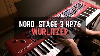 Video thumbnail for Nord Stage 3 HP76 - Wurlitzer by Simon W Music