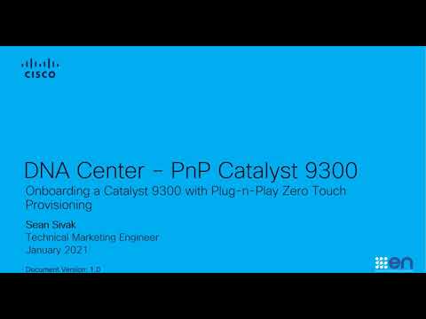 DNA Center – PnP Catalyst 9300