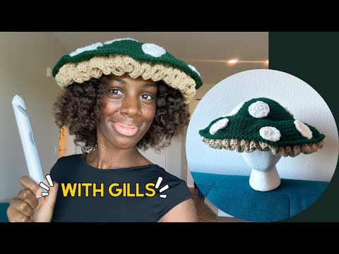 Crochet Mushroom Hat Step By Step Tutorial