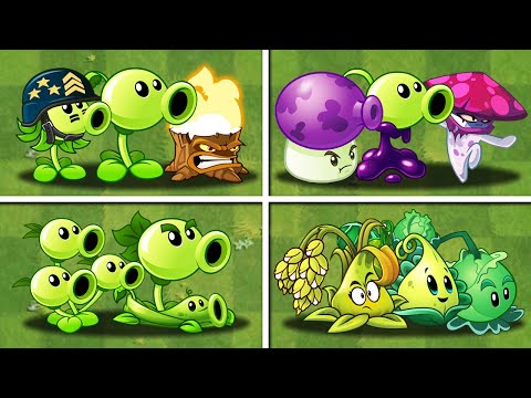 Random 6 Team 3 Plants - Which Team Plant Will Win? - PVZ 2 Team Plant vs Team Plant