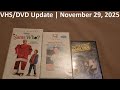 VHS DVD Update November 29 2025
