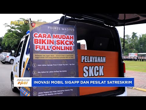 INOVASI MOBIL SIGAPP DAN PESILAT SATRESKRIM POLRES MADIUN BENTUK PELAYANAN POLRI KEPADA WARGA