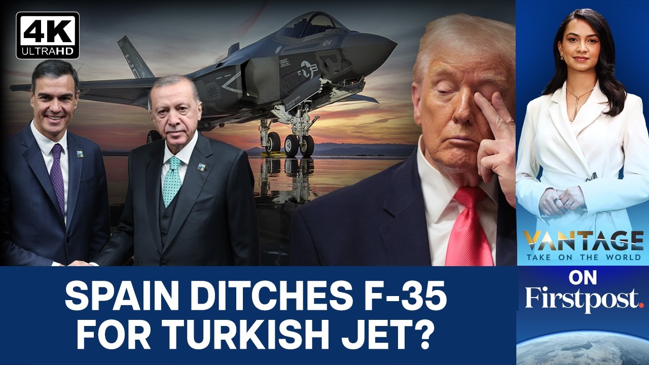 Why is Spain Looking to Buy Turkey's Stealth Fighter Jet Over Trump's F-35? |Vantage |Firstpost | 4K