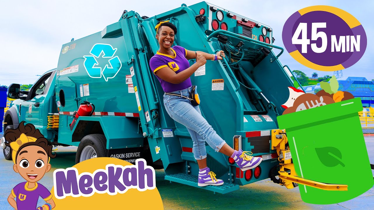 Meekah Learns about Recycling and Drives a Garbage Truck! | Educational videos for kids