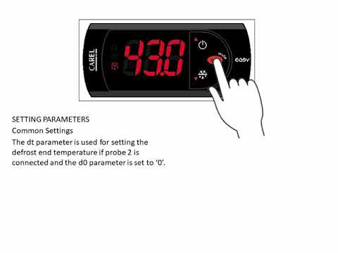 Common Parameter Settings for Norpole Refrigeration Products Using the Carel Easy Controller