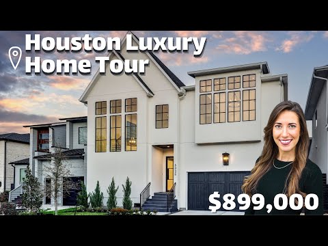 Home Tour of a Contemporary Modern Home in Houston, Texas | RobRyan Custom Builders | $899K