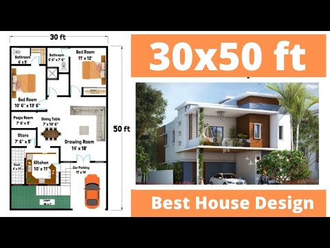 15x30 House Plan 15 x 30 Ghar Ka Naksha Small House Plans Design 450 sq ft house Plans