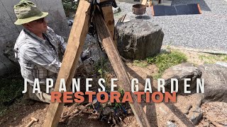 TIme to Restore The Japanese Garden | How to Remove a Tree Stump