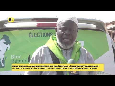 13éme jour de la campagne électorale des élections législatives et communales