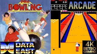 Pro Bowling Arcade ( Data East ) 1983 4k Gameplay