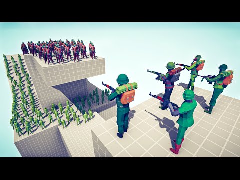 ZOMBIE ARMY SOLDIER vs 100x UNITS - 🏹 Totally Accurate Battle Simulator TABS