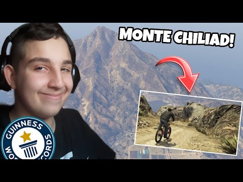 Scalo il Monte Chiliad in Bici su GTA V!