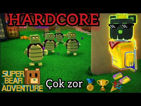 I finished the game in Hardcore mode! Super Bear Adventure