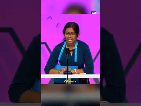 National Spelling Bee Champion Harini #nationalbee #2022 congratulations 🎉