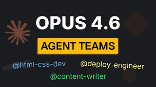 Claude Code Agent Teams - First Look at Opus 4.6