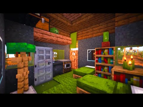 The Green Room 💚 Minecraft Music with Beach Ambience from Outside