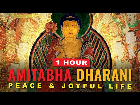 Amitabha Buddhist Sanskrit Dharani 1 Hour: peace, long life, removes obstacles 🎵🎵🎵