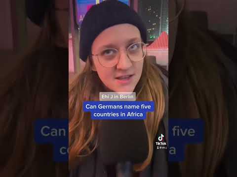 Can #German name five countries in #Africa || public reaction #shorts