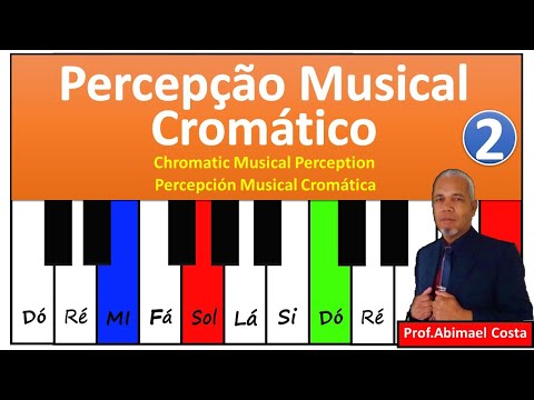 Percepção Musical com Intervalos Cromáticos - Teoria musical - TREINAMENTO